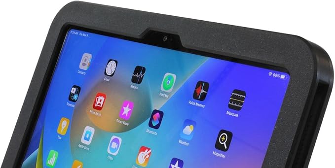 Thought Out EnCloz Steel Stand Anti-Theft Security Enclosure - Black - Made in USA - Compatible with Apple iPad Air 13 (M3), (M2)