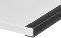 Rubber Edge Trim, Self-Adhesive U Channel Edge Protector for Plywood, Cabinet, 5/8" Wood Edge Banding, Flexible Furniture Repair, EPDM Material, Fit 5/8"(16mm), Length 10Ft, Black