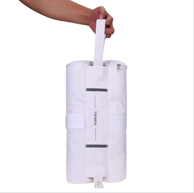 Extra Large Canopy Weights Bag Leg Weight for Pop up Canopy Tent Gazebo Patio Instant Outdoor Sun Shelter,160LBS Tent Weight Sand Bags (4Pack White)