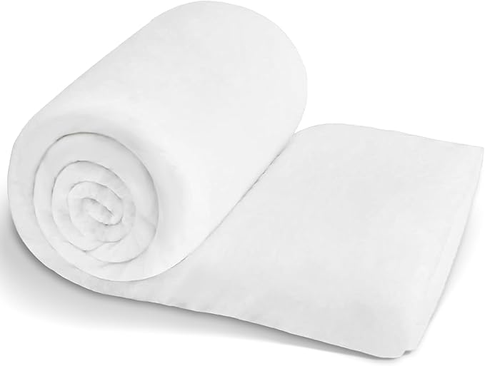 Dacron Polyester Cushions Wrap for Foam Padding, Batting for Upholstery,Quilt Batting by The Roll,200 GSM Upholstery Batting Medium Thick, Upholstery Batting, Cushions & DIY -79 inch * 91 Inch.