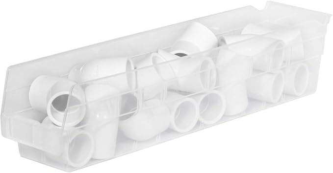 Akro-Mils Plastic Storage Bins and Dividers Bundle (12-Pack) | Organize Your Closet, Kitchen, or Pantry