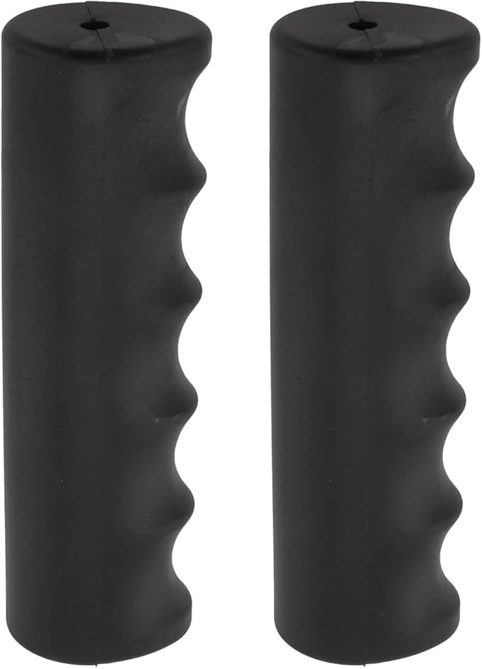 2Pcs Rubber Handle Cover Wheelbarrow Rubber Non-Slip Ergonomic Weatherproof Round Handle Grip Covers For Garden Carts(118 x 22mm)