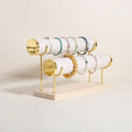 GemeShou Velvet Bangle storage oragenizer for selling,Beige bracelet storage rack for boutique store, Velvet wrap watch holder with wooden base for women girls【Bracelet holder-two tiers】