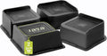 Heavy Duty Bed Risers – 2", 3", 4", 6", 8" | Up to 6,000 Lbs | Black 4-Pack