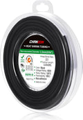 Chanzon 2:1 Ratio 9/64" (3.5mm) Heat Shrink Tubing 8Ft Roll (2.5M Total Length) Black Polyolefin Sleeving Wrap Shrinking 2 to 1 1pcs