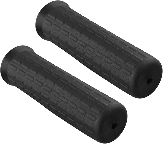 Rubber Wheelbarrow Handle Grips for 8-42mm Round Tubes, Non-Slip Replacement Wheelbarrow Handles, Garden Cart Handle Covers, 2-Pack Black Anti-Skid Shock Absorption(122 x 33mm)