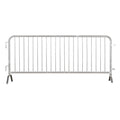 Trafford Industrial Angry Bull Barricades Metal Interlocking Steel Barricade (6.5 Ft. Economy, Light Weight & Pre-Galvanized, Bridge Feet, Zinc Coated Steel, Set of 20)