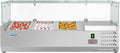 KoolMore SCDC-3P-SSL Commercial-Refrigerator, 40 Inch with Sneeze Guard, Silver