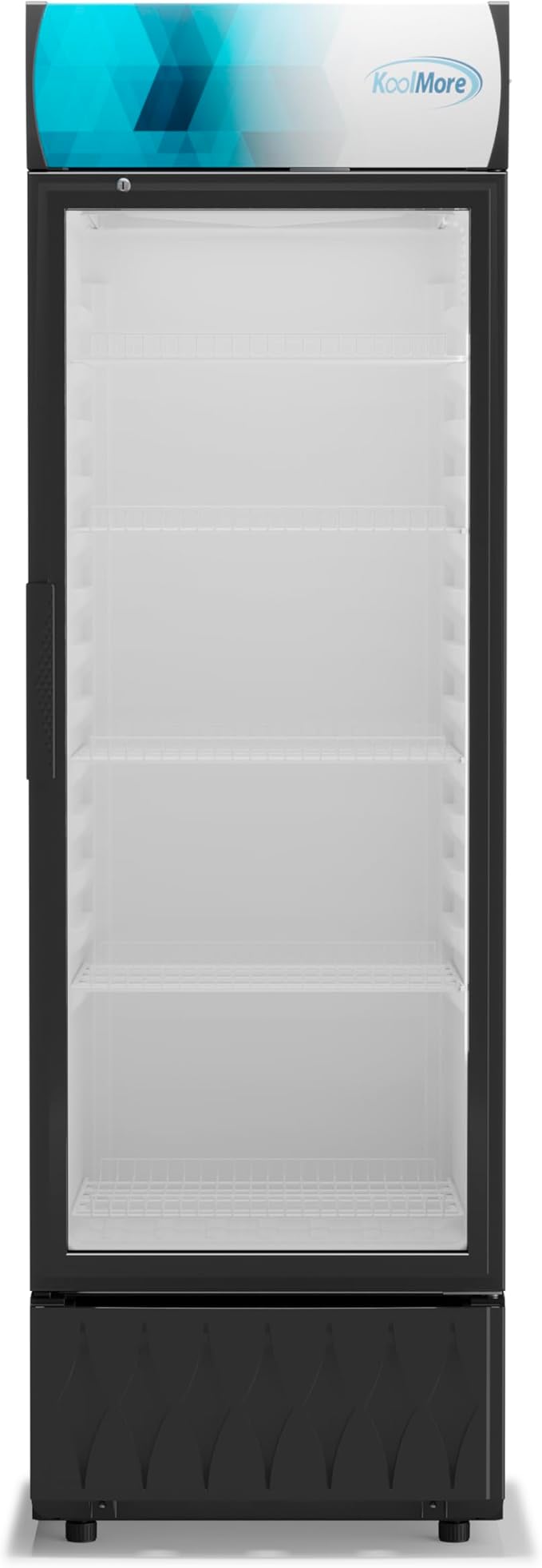 KoolMore MDR-9CP Display-Refrigerator, 9 cu.ft. Single Swing Door, Black