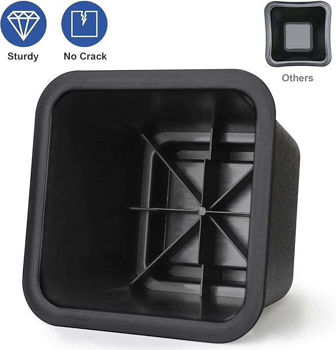 Bed Riser/Furniture Lift Bed/Bed risers/Furniture Lifter/Table risers/Frame Risers Create Under Bed Storage Heavy Duty for Furniture Height Adjustment (Black 8 Pack, 5 Inch)