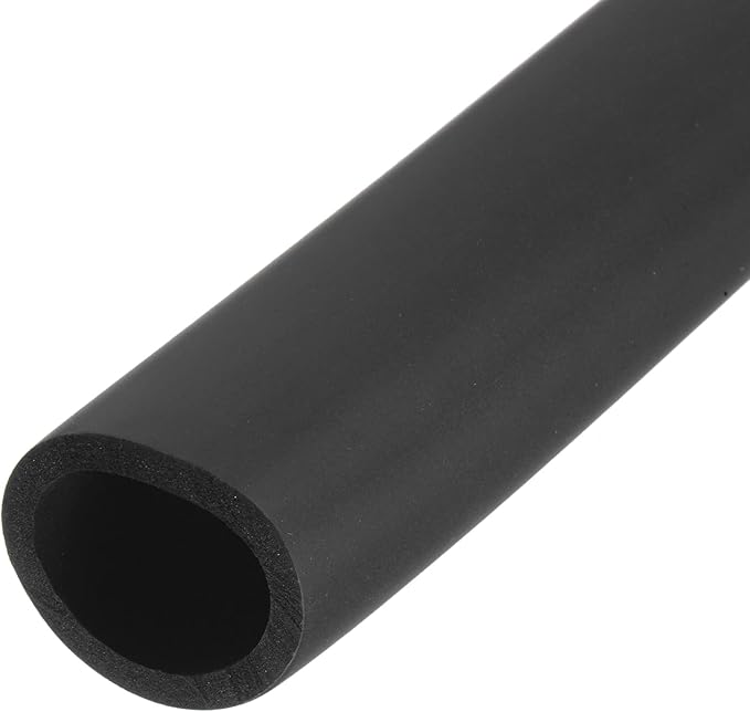 uxcell Foam Tubing for Handle Grip Support, Pipe Insulation, 38mm ID 53mm OD 1m Length Black