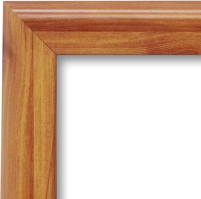 SnapeZo Wood Effect 36x48 Poster Frame, Front-Loading, Wall Mount, Aluminum 1.25" Profile, Professional Series