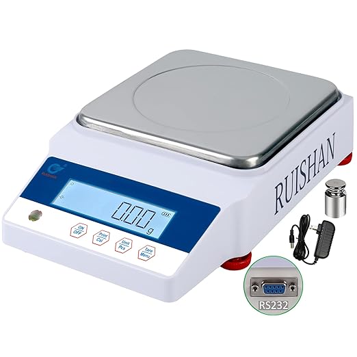 Lab Balance Scale 3000gx0.01g High Precision Electronic Digital Analytical Balance Gram Scale .01g Accuracy Gn DWT GSM Unit Laboratory Kitchen Jewelry Scientific Gold Industrial Postal Scales