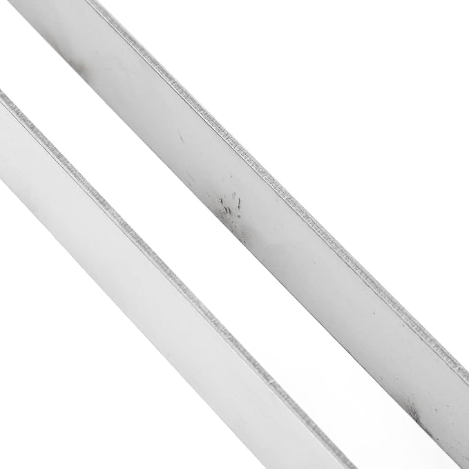 4 Pcs U Shaped Stakes Heavy Duty Stainless Steel Ground Pegs, U Shape Rose Arch Ground Anchors for Weed Barrier Fabric Irrigation Tubing, Secure Fence and Outdoor Equipment with Ea