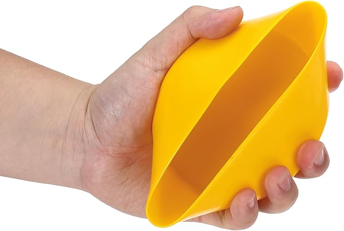 uxcell 4pcs Rubber End Caps 120mm(4.7 Inch) ID Vinyl Round End Cap Cover Screw Thread Protectors Yellow, 50mm Height