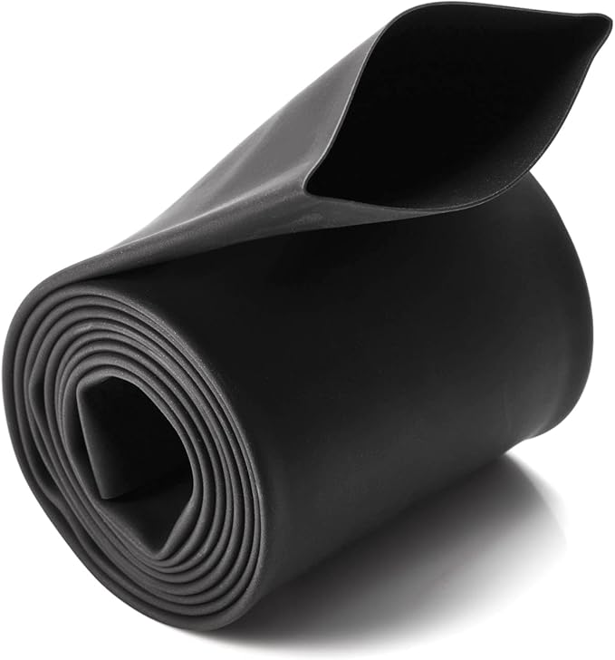 Chanzon 2:1 Ratio 1-1/4" (30mm) Heat Shrink Tubing 3.3Ft Roll (1M Total Length) Black Polyolefin Sleeving Wrap Shrinking 2 to 1 1pcs