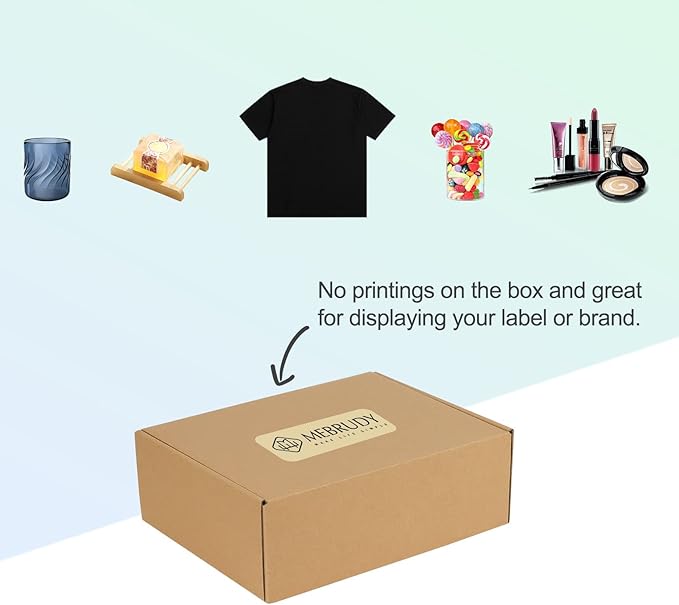 MEBRUDY 12x9x3 Inches Shipping Boxes Pack of 20, Small Corrugated Cardboard Box for Mailing Packing Literature Mailer