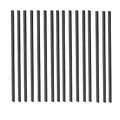 50 Pack Deck Balusters 26"x 1" Staircase Baluster, Diameter Black Metal Deck Spindle and Stairs Railing,Hollow Round Black Deck Balusters for Deck Railing Porch