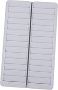Time Card Holder, Time Card 28 Pockets Slots Wall Mounted Stacking Rack Holder for Employees, Payroll Recorders for Office Factory Supplies