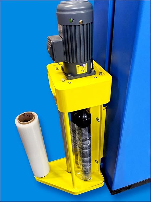 PEC Pallet Wrapping Machine Industrial Shrink Wrap Machines with Built-in Scale (CMJ+RAMP)