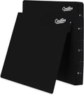 Carstens Records Heavy Duty Vinyl Album Dividers | 12" LP Separators with Tabs | Made in The USA | Music Organizer Tabs for Collectors (Black, Double-Sided, A-Z Vertical Tabs, 26 Tab Set)