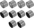 uxcell 10pcs Rubber End Caps 56mm ID Vinyl Round End Cap Cover Screw Thread Protectors Dark Grey