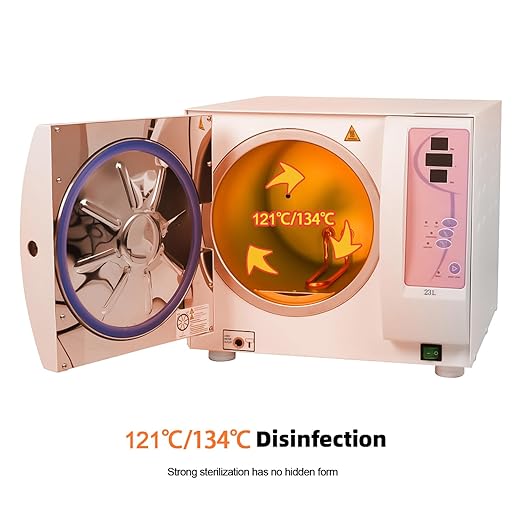 16L/18L/23L Benchtop Type Autoclave Class N Series Portable Lab Autoclave Steam Sterilizer (23L)