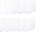 ROUFA Acrylic Shelf Dividers for Closet Shelf Organizer, 10Pcs Clear Wood Closet Divider Separator for Storage and Organization, Bedroom Organizer for Any Thickness of Shelves, 11.8''x11''