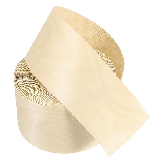 PATIKIL Birch Edge Banding, 3 in x 25 ft Wood Veneer Tape, Pre-glued Flexible