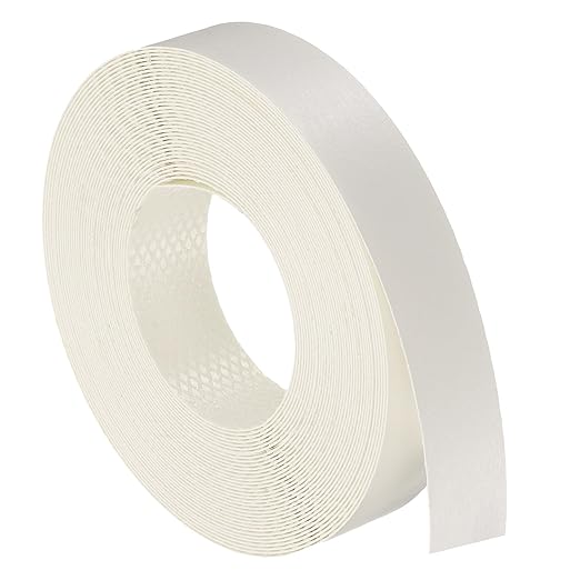 uxcell White Edge Banding Tape, 3/4 Inch x 25ft Pre-Glued Flexible Veneer Edge Edging Strips Wood Tape for Cabinet Repair and Furniture Restoration