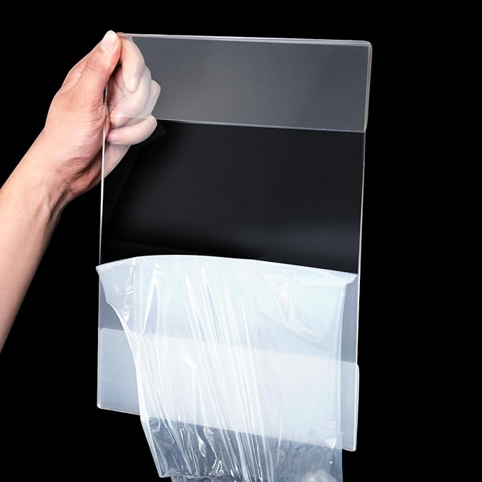 8.5 x 11 Acrylic Sign Holder with 20 Suction Cups, Clear Plastic Window Sign Holder, Wall Mount Advertising Frames for Glass Doors - Perfect for Malls, Offices, Homes, Stores, and Restaurants (4 Pack)
