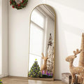 59"x20"Floor Mirror Full Length,Arched Full Length Mirror with Stand,Full Body Mirror,Hanging or Large Leaning for Bedroom Living Room Gold