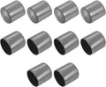 uxcell 10pcs Rubber End Caps 38mm ID Vinyl Round End Cap Cover Screw Thread Protectors Dark Grey