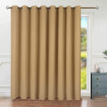 BGment Fashion Sliding Door Curtain 180 X 96 Inches, Wide Thermal Blackout Curtains Room Darkening Room Divider Window Curtain, 1 Panel, Khaki, 96 Length X Wide 180