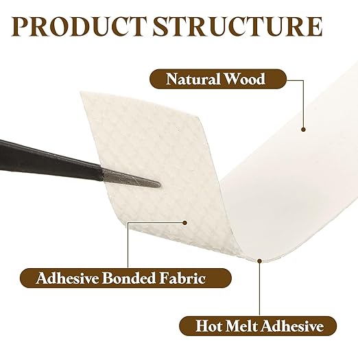 uxcell White Edge Banding Tape, 7/8 Inch x 50ft Pre-Glued Flexible Veneer Edge Edging Strips Wood Tape for Cabinet Repair and Furniture Restoration