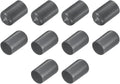uxcell 10pcs Rubber End Caps 13.5mm ID Vinyl Round End Cap Cover Screw Thread Protector Dark Grey