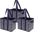 DURASACK Grocery Tote 3-Pack All-Purpose Collapsible Totes with Handles Kitchen Reusable Grocery Bags
