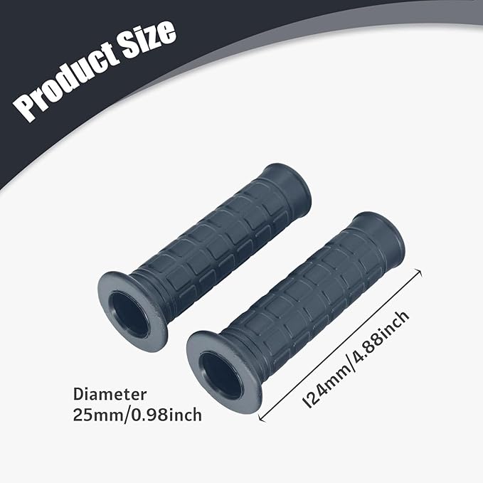 2Pcs Garden Wheelbarrow Handles Handle Grip Covers Weatherproof Anti Slip Handle Wraps for Trolley Carts Lawn Mowers Tractors