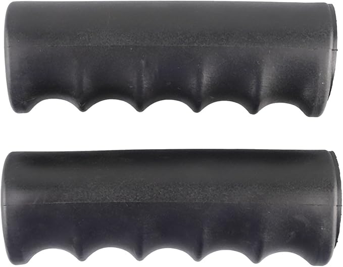 2 Pcs Rubber Wheelbarrow Handle Grips for 22-30mm Round Tubes, Non Slip Heavy Duty Replacement Wheelbarrow Handles, Garden Cart Handle Covers, Anti Skid and Shock Absorption(118 x 30mm)