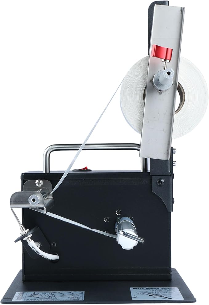 U.S. Solid Automatic Label Dispenser Machine w/Fibre Optic Sensor - Clear and Opaque Labels - Width 10-115MM Length 8-130MM