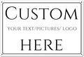 Custom Sign, Custom Metal Signs Personalized，Aluminum Weatherproof Metal Sign Multiple Sizes, Customize for pet store, Business, Workplace, office, Home, Delivery Signs(16 * 12 Inch)