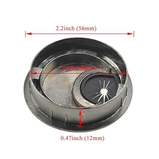 HAHIYO 2Pcs 2Inch/50mm Bronze Zinc Alloy Desk Grommet Wire Grommet Cable Management Cord Hole Cover Desk Wire Hole Insert Wire Organizer for Computer Office Home School Equipment Systems