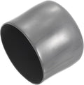 uxcell 4pcs Rubber End Caps 53mm ID Vinyl Round End Cap Cover Screw Thread Protectors Dark Grey, 40mm Height