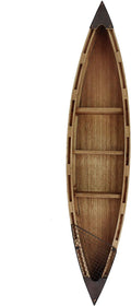 E-view Solid Wood Hanging Boat Shelf Decorative Nautical Wall Decor Beach Themed Bookcase Large Wooden 3-Tier Display Shelves for Home Kitchen Bedroom Living Room