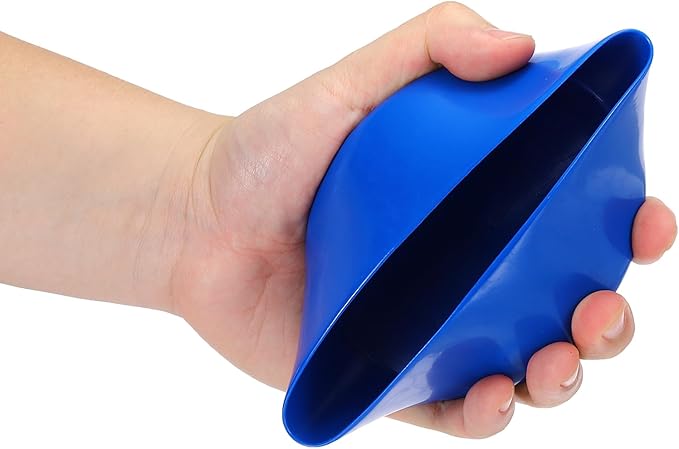 uxcell 4pcs Rubber End Caps 110mm(4.3 Inch) ID Vinyl Round End Cap Cover Screw Thread Protectors Blue, 50mm Height