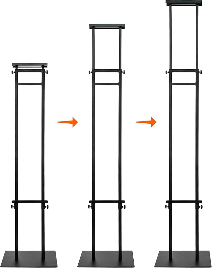 4Pack Poster Holder for Display, Adjustable Pedestal Sign Stand Up to 78 Inches, Double Sided for Board & Foam, Sign Holder Stand with Non-Slip Mat Base for Wedding, Restaurant & others