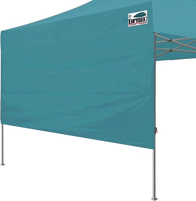 Eurmax USA 10ft Instant Canopy SunWall Canopy Tent Sidewall for Pop Up Canopy Tent,1 Pack Removable Sidewall Only(Turquoise)