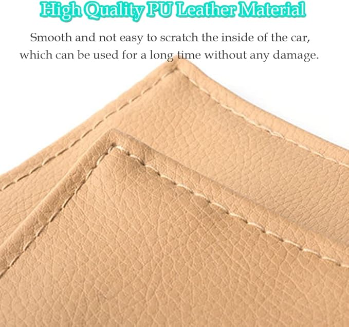 Grab Handle Cover, Soft Handle Protector, Grip Gloves, PU Leather Material, Interior Accessories for Most Cars, 2Pcs