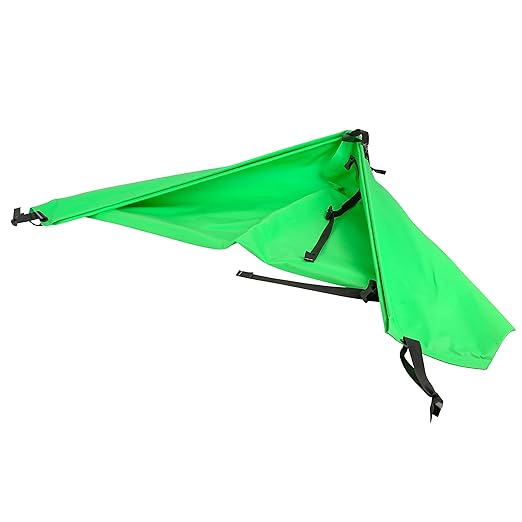 Folding Duck Pond - Portable Spill Containment GO Berm - 18 oz PVC, 3’x3’x6” - Lime Green