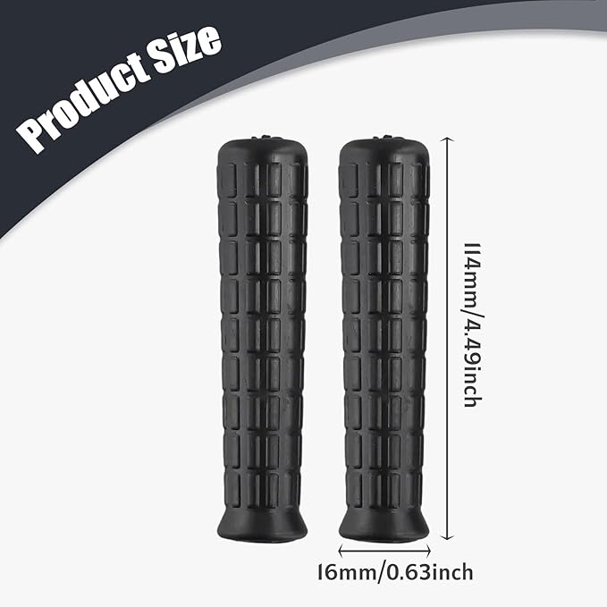 2Pcs Garden Wheelbarrow Handles Handle Grip Covers Weatherproof Anti Slip Handle Wraps for Trolley Carts Lawn Mowers Tractors
